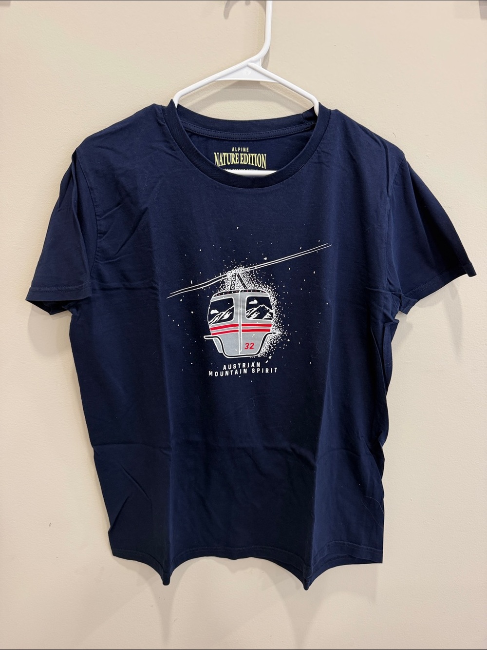 Alpine Navy Graphic Mountain Gondola Tee